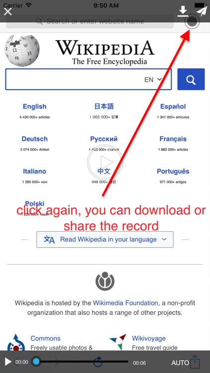 WebRecorder-record web pages