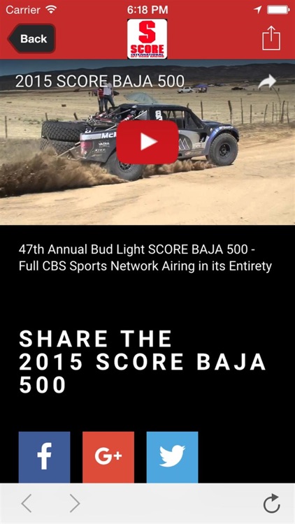SCORE Off-Road Racing
