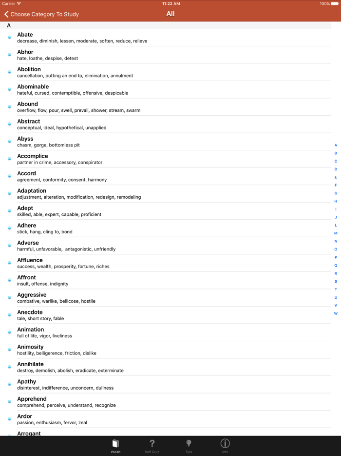 ISEE-SSAT Vocab by Davidson Tutoring