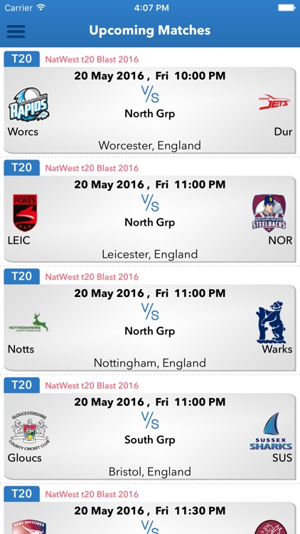 Live NatWest T20 Blast 2017 screenshot-4