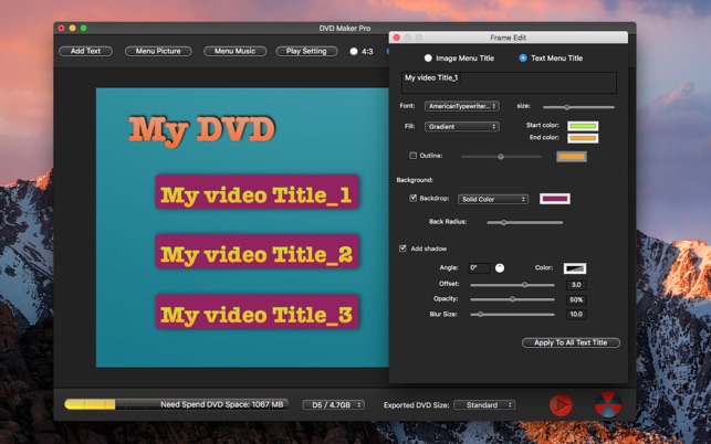 DVD Maker Pro-DVD Creator Burn on the Mac App Store