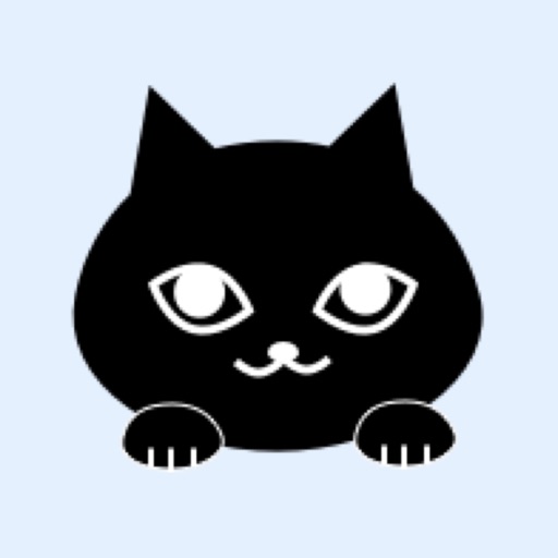 Blackcat Moji 2 Kawaii emoji icon