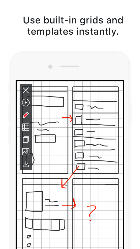 #3. Drwer - Simple Design Drawing (iOS) 由: Tanner Christensen