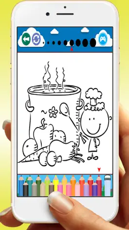 Game screenshot Овощи Раскраска игры для детей hack