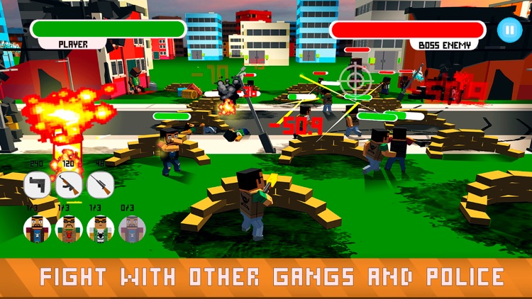 Blocky Shooter: Mafia War Full