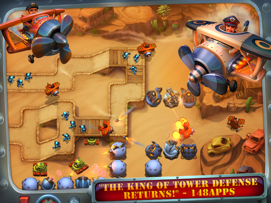 Fieldrunners 2 for iPad iPad app afbeelding 3