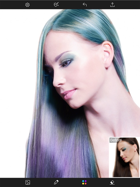 Hair Color Changer - Styles Salon & Recolor Booth iPad screenshot