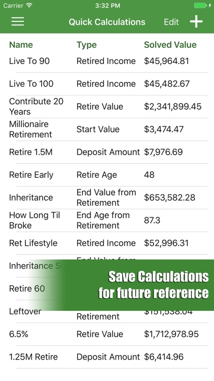 Savings Estimator
