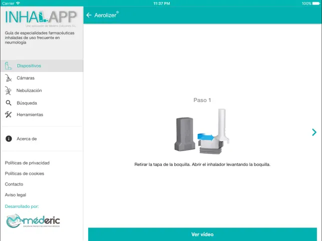 Imágen 3 InhalApp - Méderic Ediciones iphone
