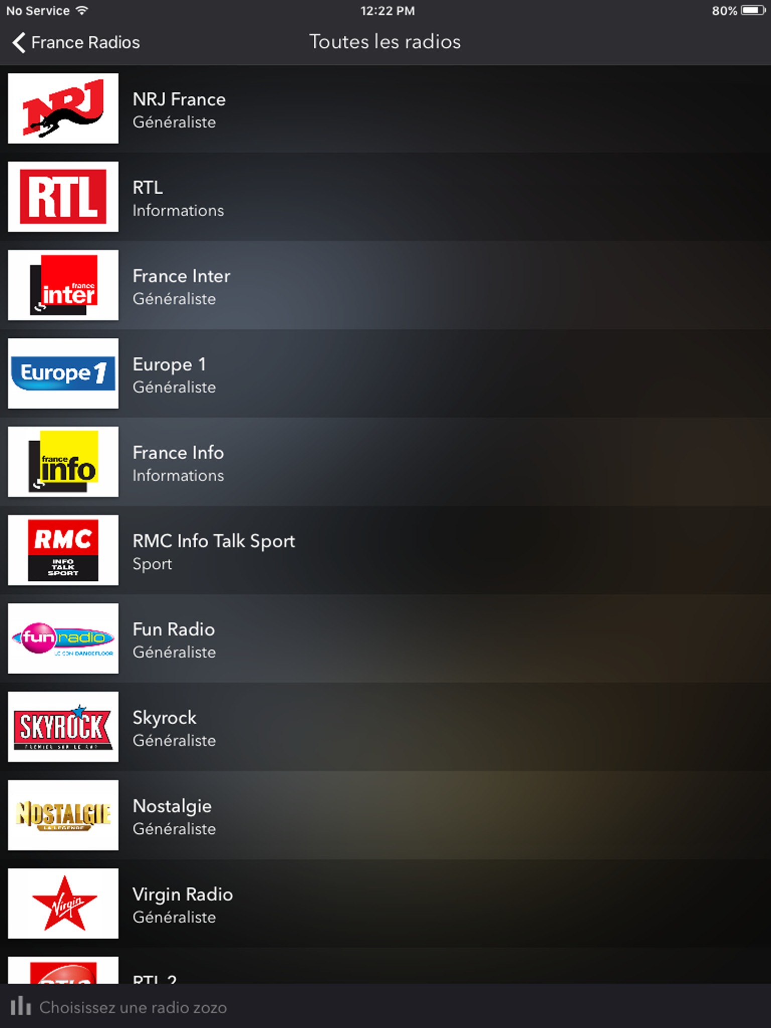 France Radios - Le meilleur de la radio screenshot 9