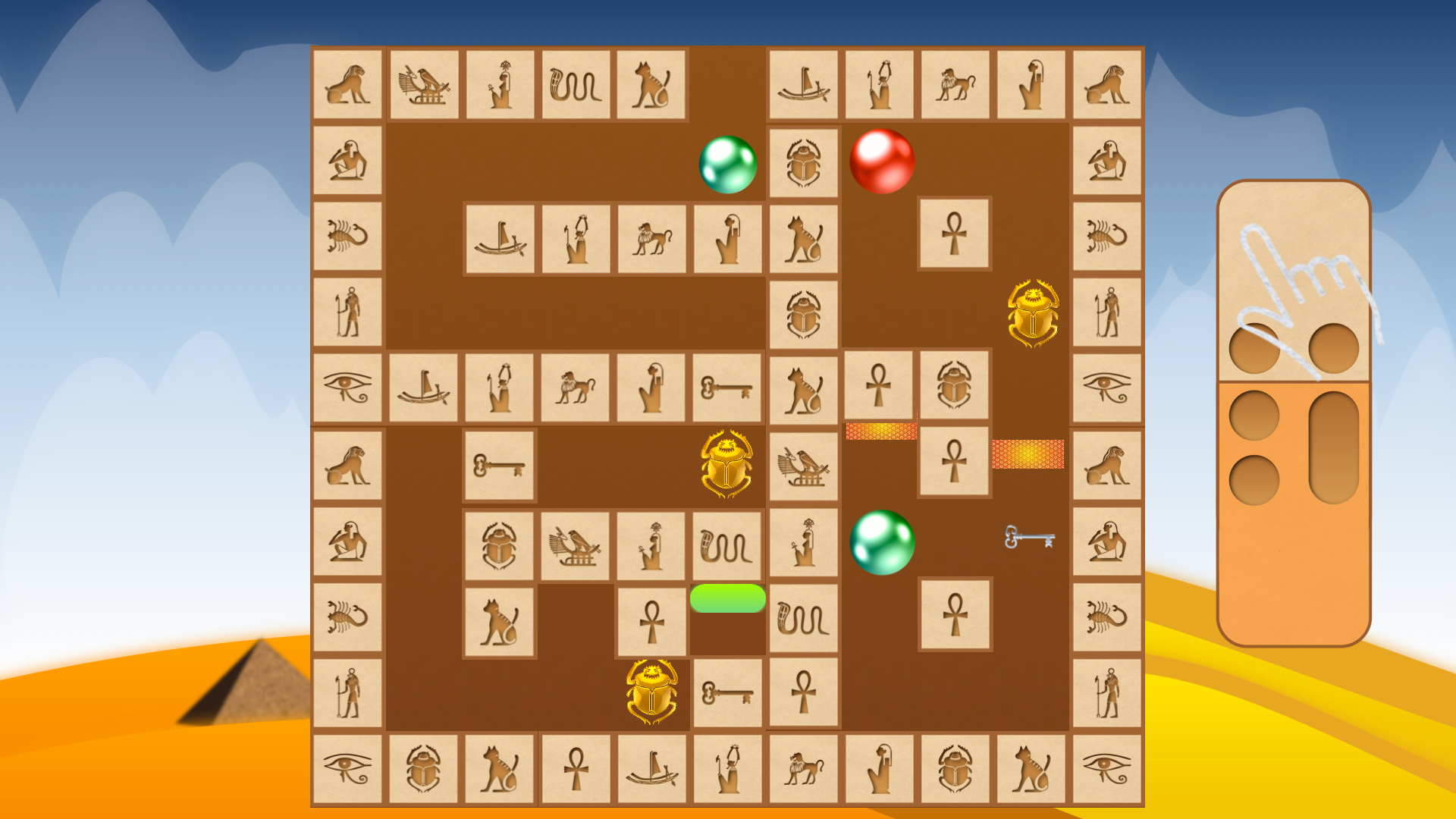 Rotate the maze: Gold of Egypt