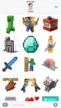 Minecraft Sticker Pack iPhone image 2