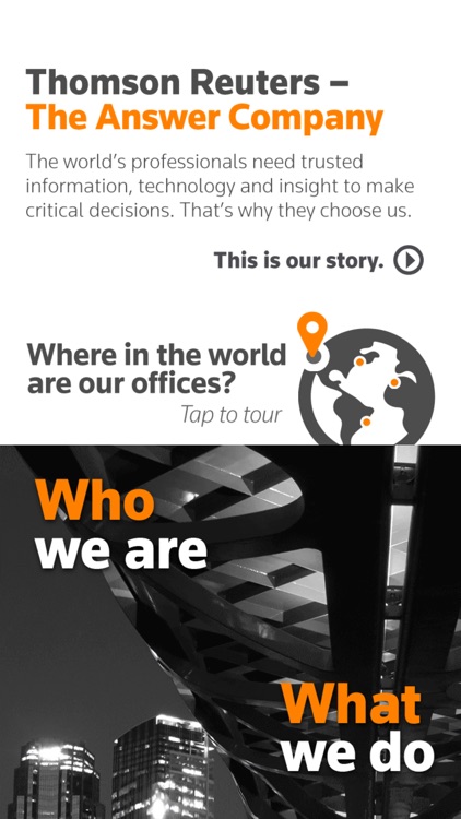Thomson Reuters Our Story