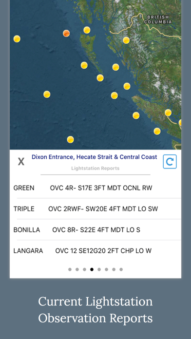 Canada Marine Weather Forecast Screenshot
