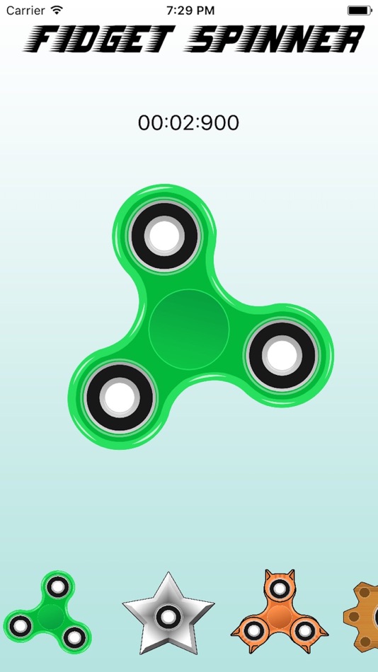 #1. Fidget Hand Spinner 2017 (iOS) 来自: Indira Mehta