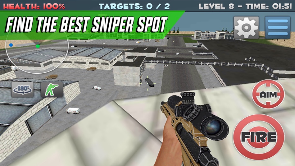 #4. Sniper Shoot-er Assassin Siege (iOS) Podle: Attribute