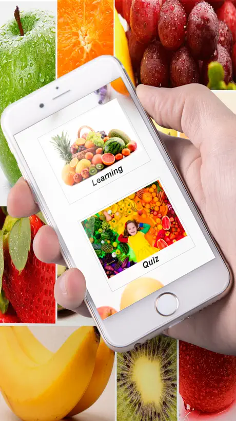 Fast easy fruit cards quiz