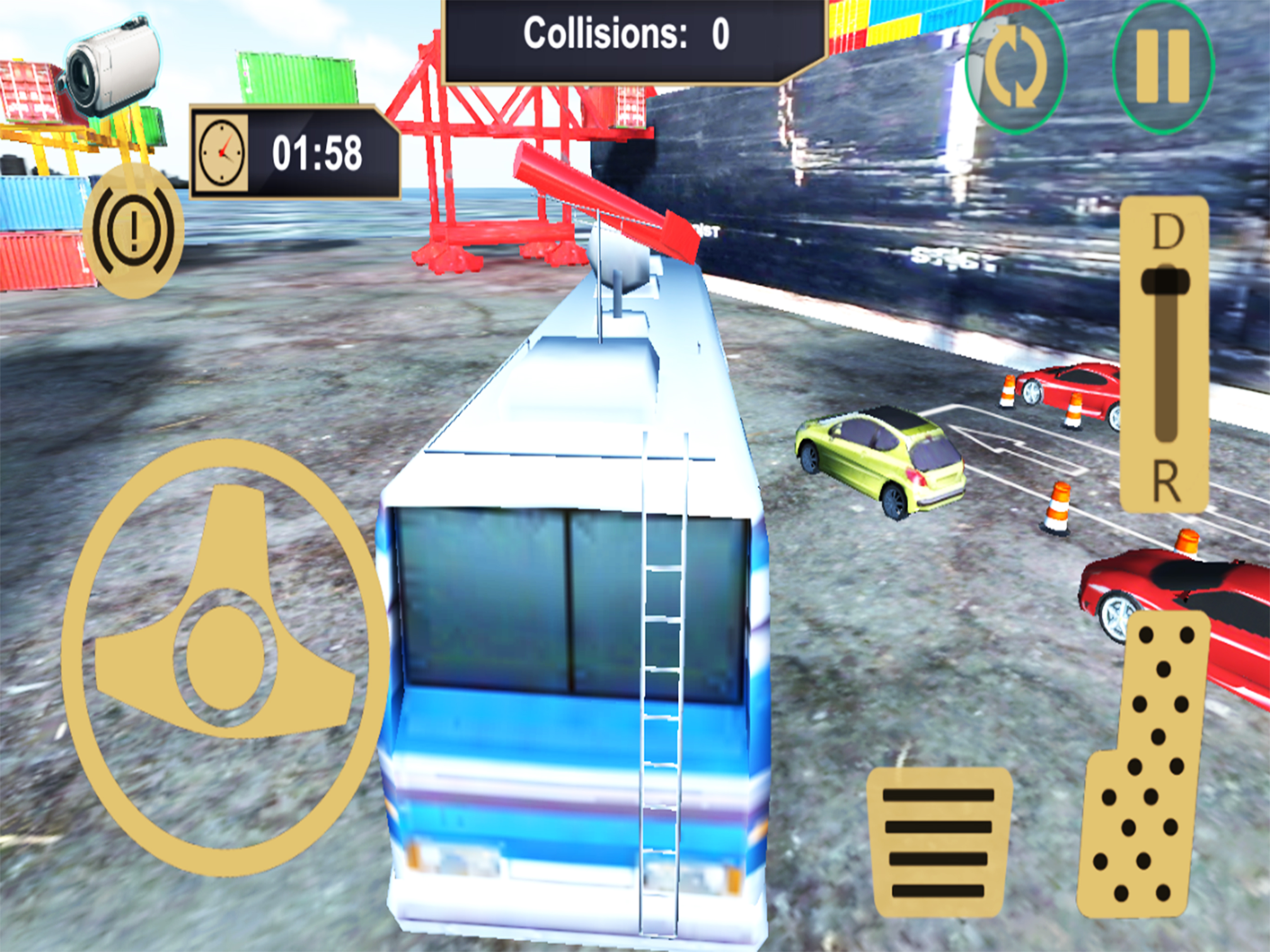 Beach Bus Parking:Drive in Summer Vocations