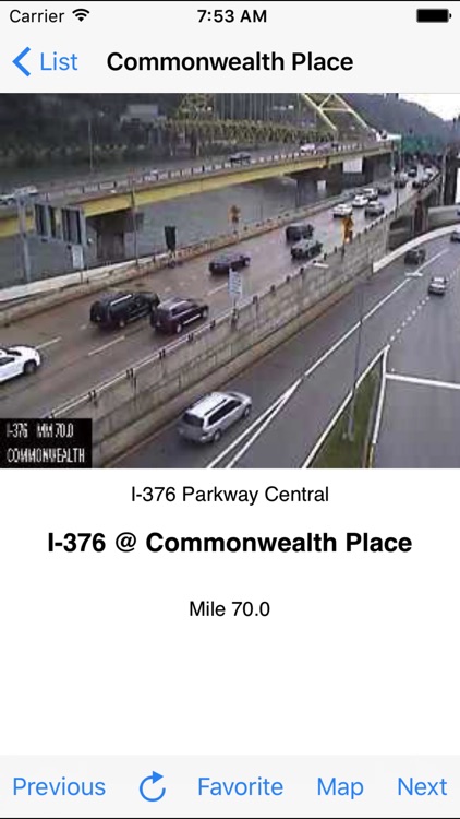 Pittsburgh Traffic Cam +Map screenshot-3
