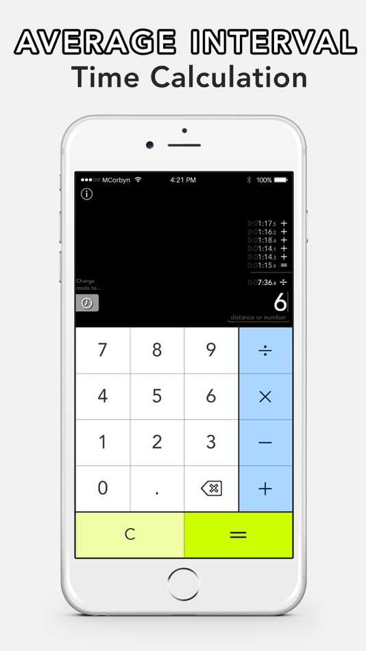 #3. Corbyn Running Calculator - A run time calculator (iOS) 由: Mark Corbyn