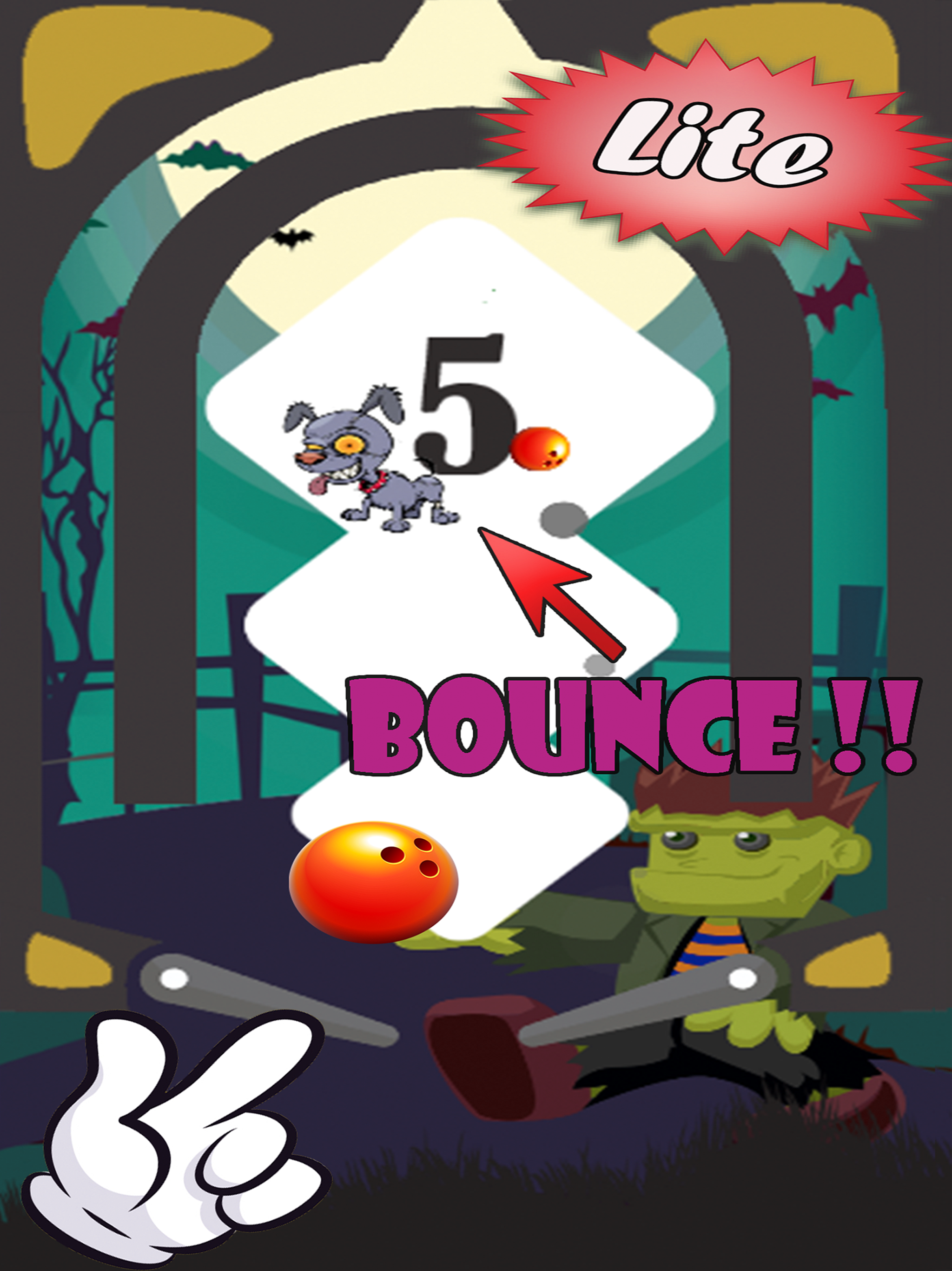 Zombie Pinball Arcade: classic game for Kid Adults screenshot 5