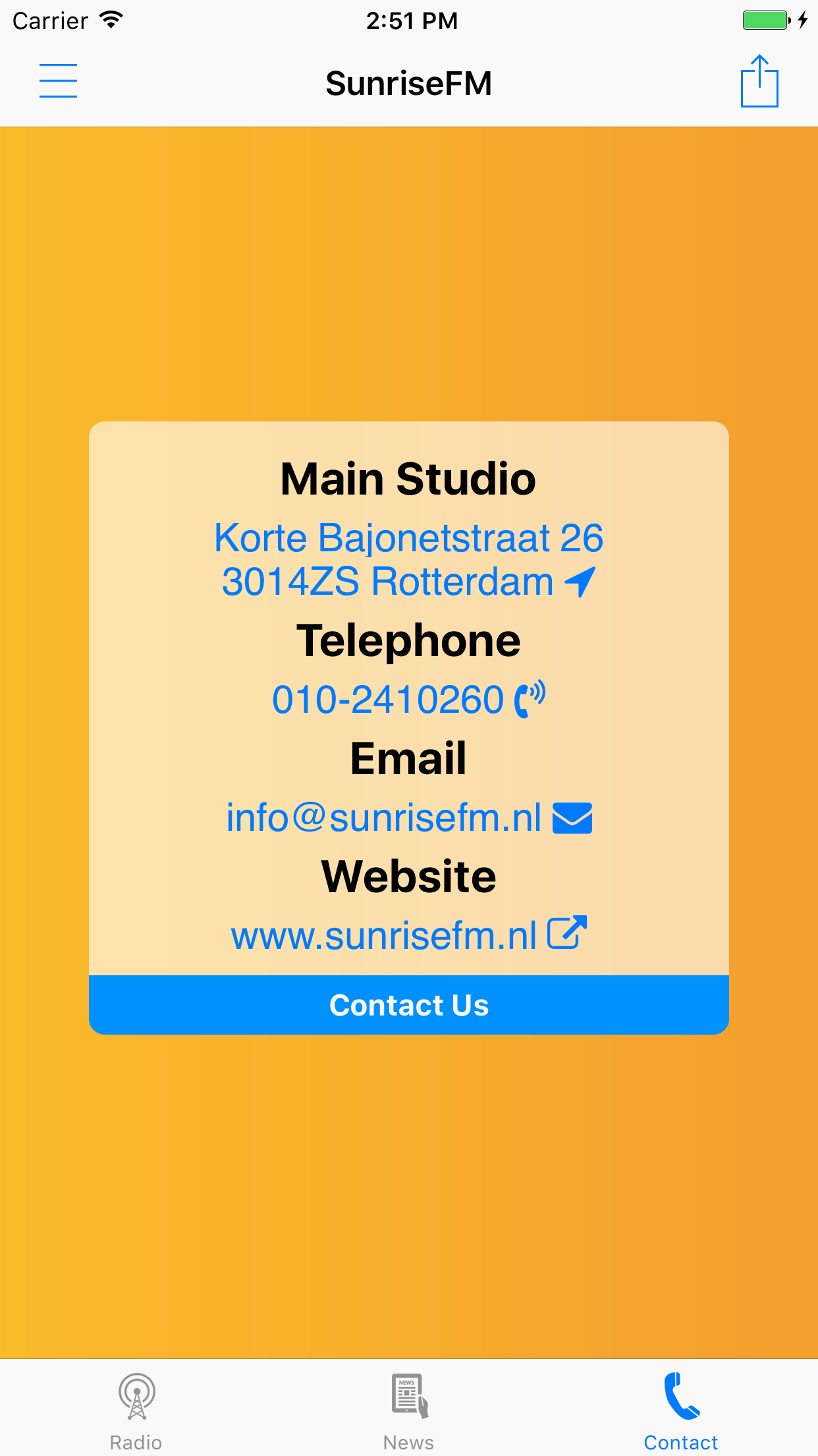 SunriseFM screenshot 5