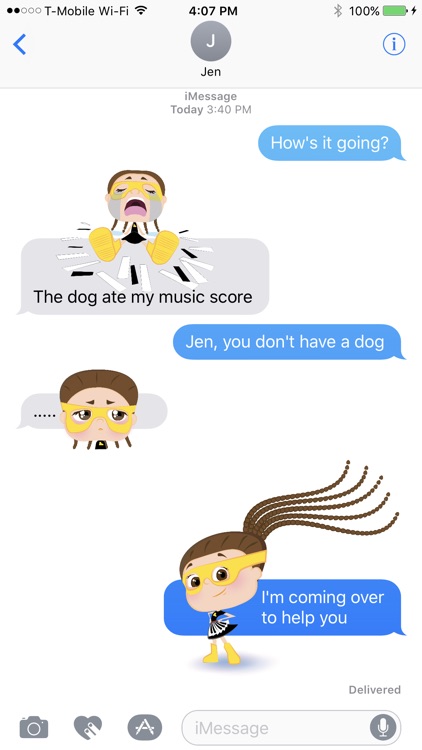 Piano Ally Superhero Stickers