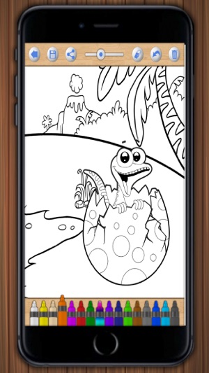 Dinosaurs to paint –coloring book(圖2)-速報App