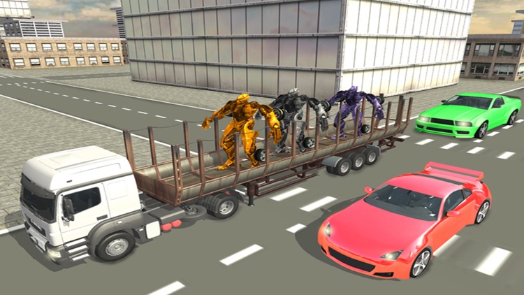 Car Robot Sim Transport Truck