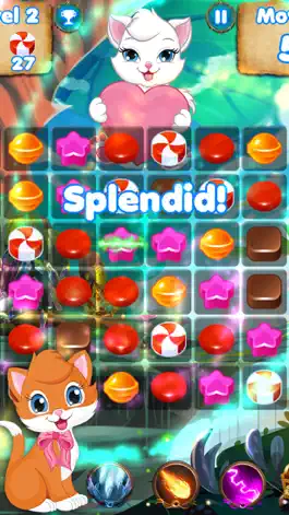 Game screenshot Kitty Crush - puzzle games with cats and candy hack