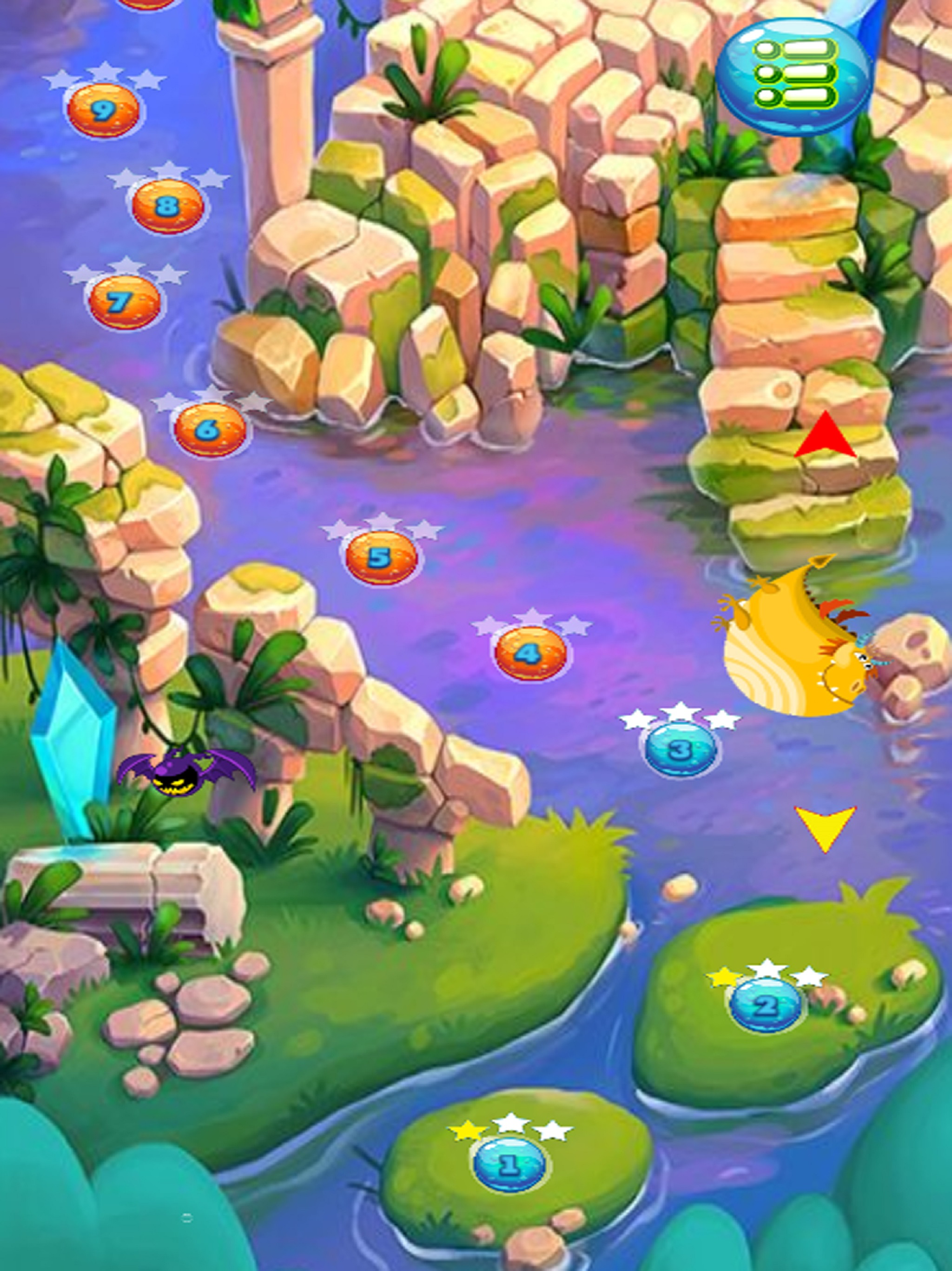 Sharks and friends Match 3 puzzle game