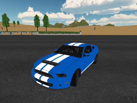 Flying Car Driving Simulator 3D iPad screenshot