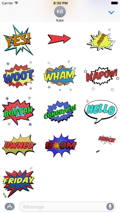 Comic Blast Animated Stickers screenshot-3