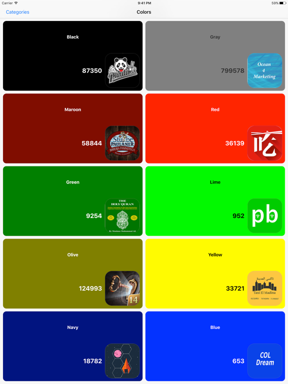 Screenshot #5 pour Colors - Apps Icons Downloads