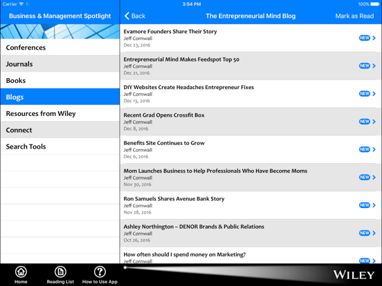 Business & Management Spotlight iPad screenshot