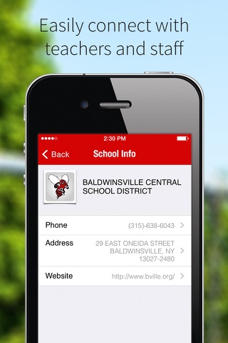 Baldwinsville Central School District screenshot 2