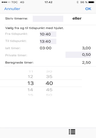 Tidsregistrering - Easy screenshot 2