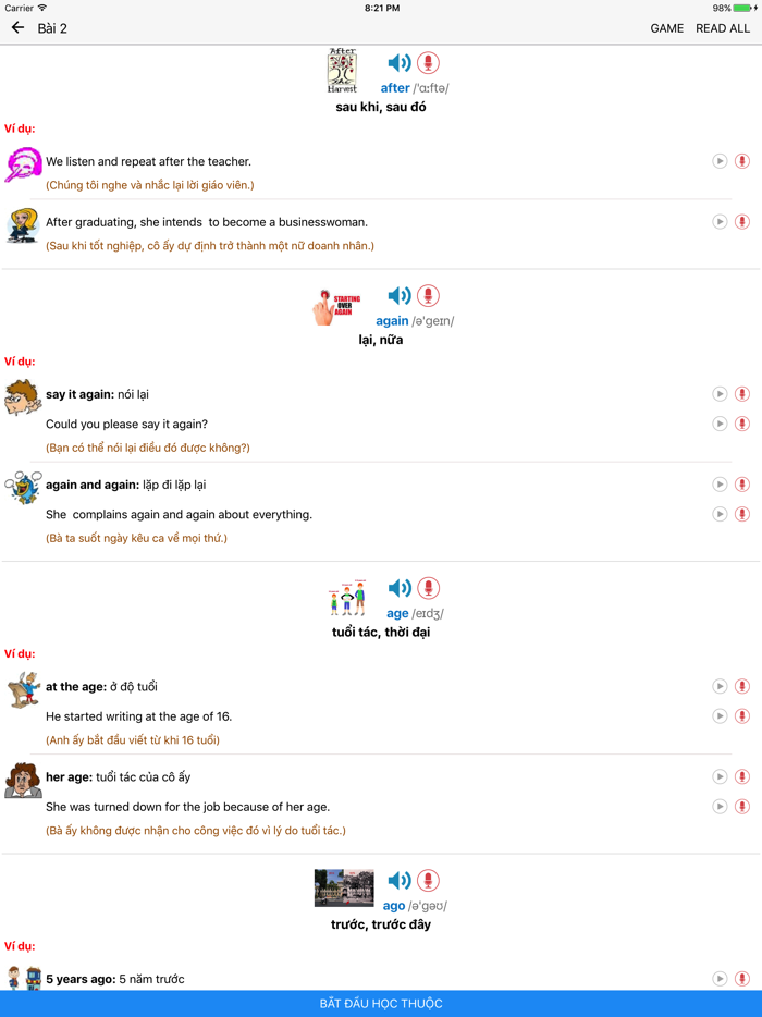 Hoc Tieng Anh - Tu Vung Tieng Anh