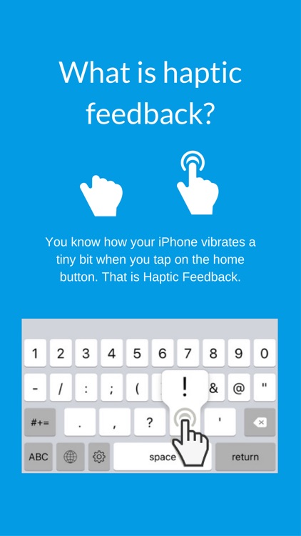 Haptic Keyboard for iPhone 7
