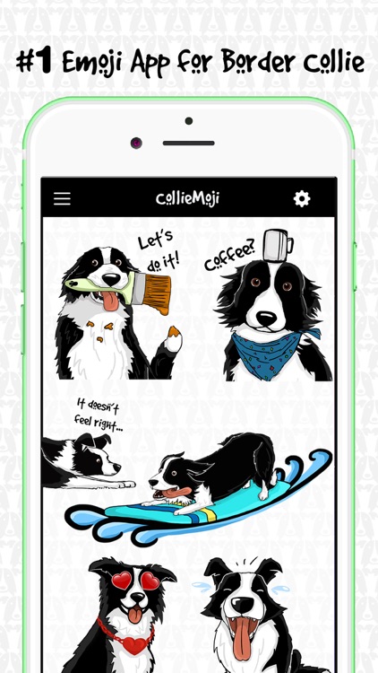 CollieMoji - Border Collie Emojis & Dog Stickers