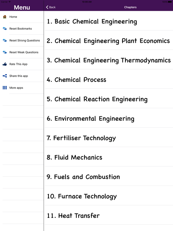 Screenshot #5 pour Chemical Engineering Complete Quiz