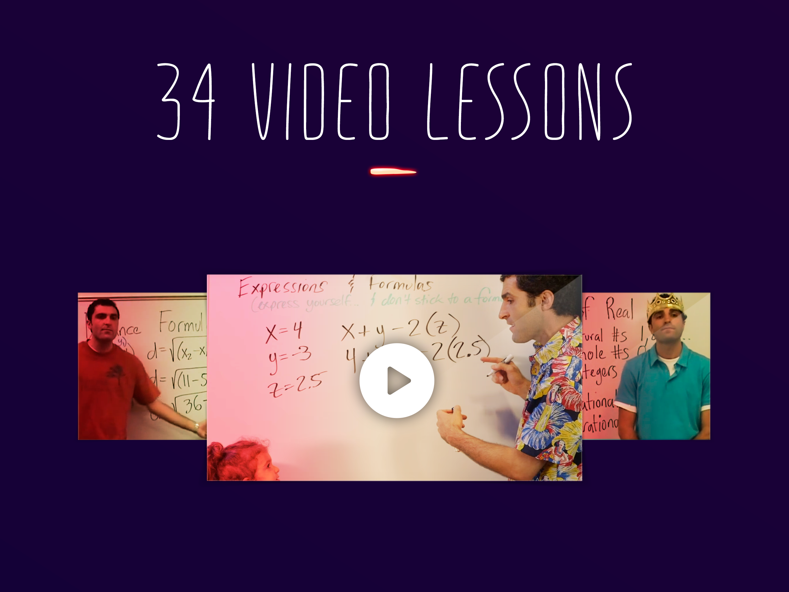 Algebra 1 — formulas