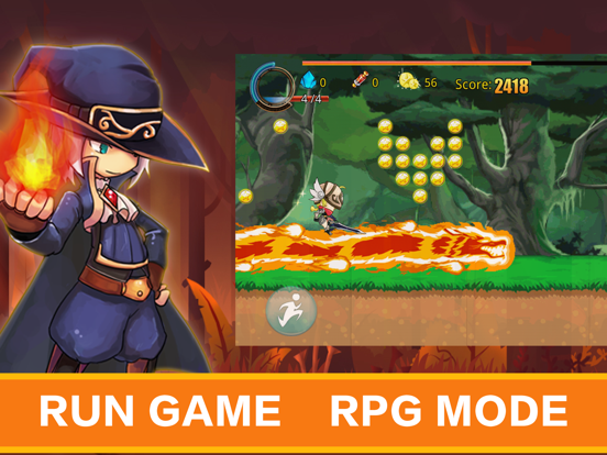 Adventure Run RPG: battle war games 2d