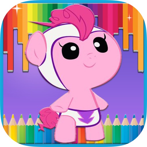 My Pony Coloring Book Princess For Girls iOS App