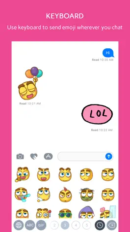 Game screenshot Emoji Sticker for iMessage & Animated GIF keyboard hack