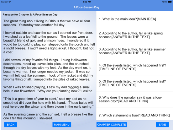 Screenshot #6 pour 3rd Grade Reading Comprehension Practice
