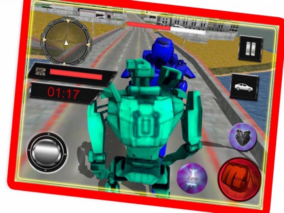 Screenshot #5 pour Robot Car Fighting Street 3D