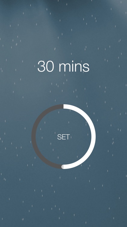 Raindrops for relaxation