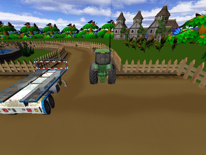 真实 农场 拖拉机 停車處