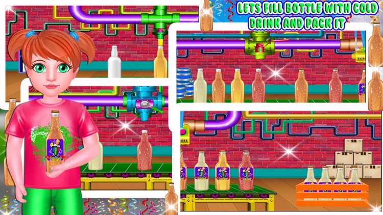 Cold Drink Factory Crazy Fun screenshot-3